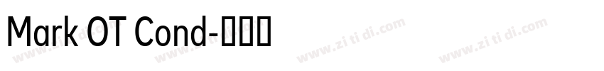 Mark OT Cond字体转换 Mark OT Cond字体转换